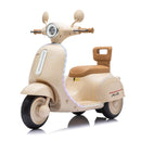 12V Electric Scooter for Kids Featuring LED Lights and Music
