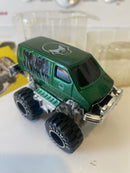 Retro Stomper Off-Road Beasts 4X4s with Lifted Suspension, Push-Manual Edition