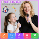 Mgaolo Enhanced Mini Karaoke Machine for Kids, Portable Bluetooth in Purple
