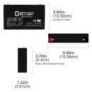 6V 7AH Battery for Kids Ride-On Electric Car Wheels
