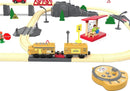 Kids' Electric Train Set with Realistic Sounds and Lights