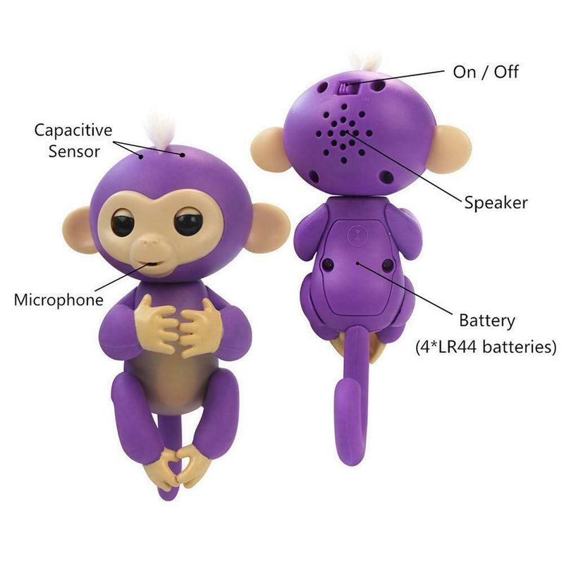 Interactive Baby Monkey Fingerlings Toy in Sealed Pack