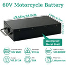 60V 20Ah Lithium Battery Compatible with 250W to 1000W Motors