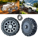33CM/13'' EVA Solid Compound Tires for Power Wheels Ride-On Cars - 2 Pack
