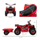 6V Electric Toy Car with Trailer, Dual Direction Drive, Durable Wheels