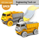 Creative Track Building Toy Car and Train Set for Kids