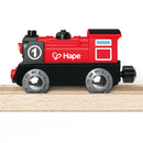 Hape: Electric Engine No.1 - Red, White, and Black - Ages 3+