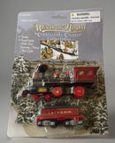 Windham Heights Cobblestone Corners Battery-Operated Train Engine with Tender