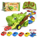 Dinosaur RC Cars for Kids 3-5, Remote Control Dinosaur Car Toys, with 12 Eaten
