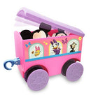 Minnie Mouse Electric Ride-On Train with Track, Storage Compartment, Music, and Lights