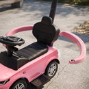Convertible Ride-On Push Car, Official Land Rover Discovery, Pink