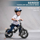 SEREED Adjustable Height Balance Bike for Toddlers Aged 2-3 Years