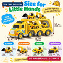 Veslier Building Vehicle Play Set for Kids Ages 3-6