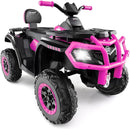 24V Dual Seat 4WD Ride-On ATV with Bluetooth, 5MPH Speed