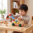 Crane-equipped Toy Truck for Safe Playroom Learning
