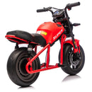 Children's Electric Motorcycle with 24V 300W Power and 14" Wide Tires, Speed Up to 11.18 MPH