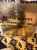 VTG 1950's Rubber Face Santa Works Automaton Bell 13" Tin Toy Made in Japan NOS