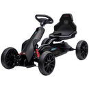 Aosom Black 12V Electric Go Kart for Children Ages 3-8