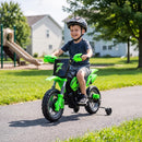 12V Children’s Electric Dirt Bike with Dual 35W Motors for Ages 3-6