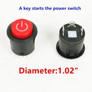 Set of 2 Button Start Power Supply Switches for 6V and 12V Kids Electric Cars
