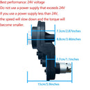 24V Gearbox Motor for Huffy Torex UTV 4x4 Ride-On Vehicle
