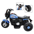 🏍️Blue 3-Wheel Electric Ride-On Motorcycle for Kids with Dual Drive System
