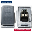 6V 12V 24V 2 Pin Foot Pedal Replacement for Ride-on Toy Vehicles - Grey