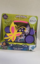 Encanto Sing Along Boombox with Purple Microphone and Butterfly Design