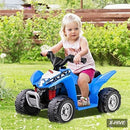 OLAKIDS 6V Kids Ride-On ATV Quad Vehicle - 26" x 15" x 17"