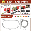 XINGYING Kids Electric Train Set with Lights for Ages 4-8