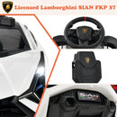 OLAKIDS 3-in-1 Lamborghini SIAN Ride-On Push Car - White
