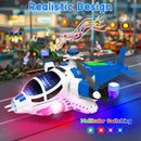 Interactive Helicopter Toy for Toddlers with Lights, Sounds, and 360° Movement