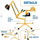 Children's 360° Rotating Sand Digger Ride-On Excavator for Beach and Sandbox Adventures