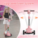 Kid-Friendly Electric Scooter with Triple LED Wheels, Safe 5MPH Speed, and LCD Display