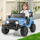 12V Remote-Controlled Kids Truck with Threaded Wheels and 3 Speed Settings
