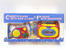 Retro Sing-A-Long Cassette Player with FM Headphones - Brand New Sealed 8620
