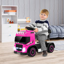 6V Battery-Powered Kids Electric Ride-On Truck with LED Lights