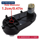 Set of 2 RS390 12V 20000 RPM Driving Gearbox Motors with 0.47in Aperture