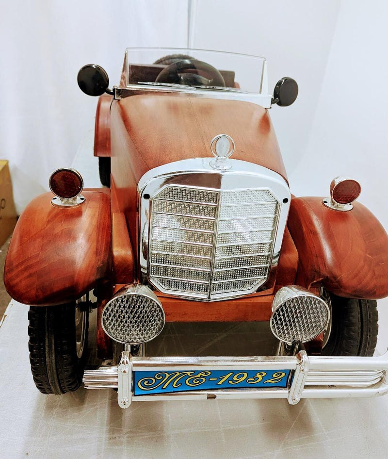 Electric Wooden Kids Car Model 1932 Rare Collectible