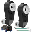 2-Pack 24V 40000RPM Gearbox Motors for Kids Ride-On Cars