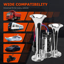 12V 600DB Enhanced Dual Trumpet Air Horn, Extremely Loud Train Sound