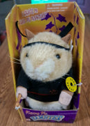 Rare Gemmy Kung Fu Hamster Toy with Box - Black Gi Dancing and Fighting Music