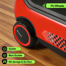 12V Dual-Function Kids Ride-On Car with Go Kart, Dust Vacuum, 2 Speeds, and Music (Red)