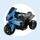 Blue 3-Wheel 6V Electric Motorcycle Toy for Kids with Remote Control and LED Lights🏍️