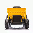 12V CAT Loader Children’s Ride-On Construction Tractor with Parental Remote Control - Yellow