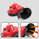 Dual High-Performance 12V Snail Car Horns, 300DB Sound Output, Durable Tone Kit