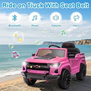Pink 12V Electric Ride-On Chevrolet Colorado for Kids