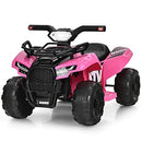 6V Battery-Powered Electric Kids ATV Quad with Storage