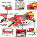 Firefighter Adventure Set: 6-in-1 Airplane and 7 Fire Truck Vehicles for Kids Ages 3-5