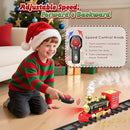 Smoke-Emitting Remote Control Steam Engine Train Set